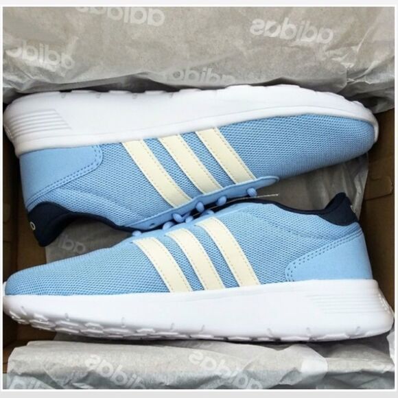New Adidas Shoes Womens Size 6.5 Blue White Athletic Active Sneakers Logo NWT - Picture 11 of 16
